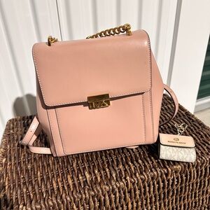 Michael Kors Pink Backpack & AirPod Case